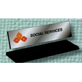 Desk Holders For Custom Engraved Signs / Acrylic Plastic (2"x8")